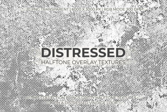 Download Distressed Halftone Overlay Textures - Textures Collection
