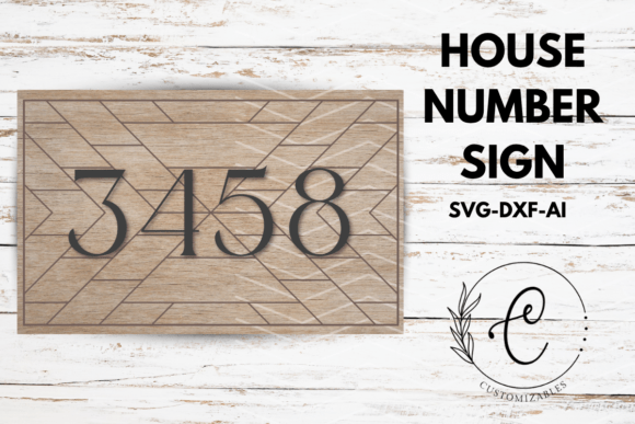Download House Number Sign – Laser Cut Quilt Svg - Premium Bundle
